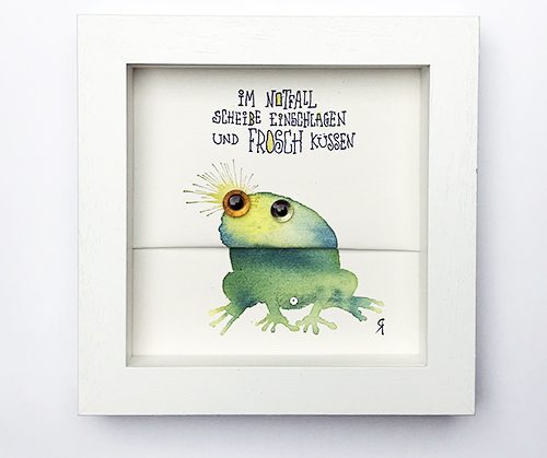 Froschkönig: Im Notfall Scheibe einschlagen und Frosch küssen